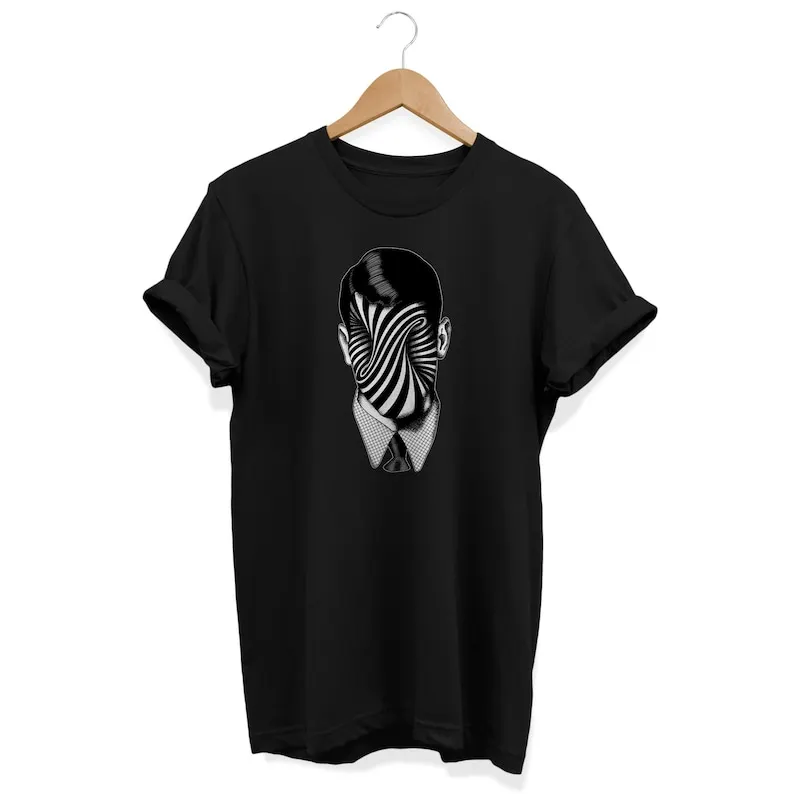 Paradox Man Abstract Artsy Grunge Tee