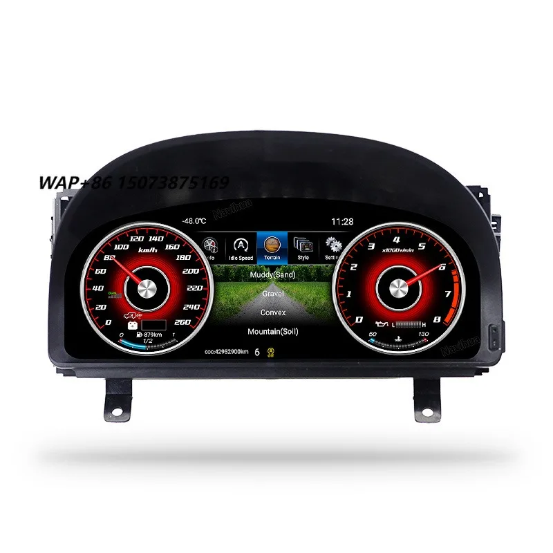 NaviHua Linux Upgrades Car LCD Instrument Cluster Digital Speedometers Dashboard 30 Series for Alphard 2015