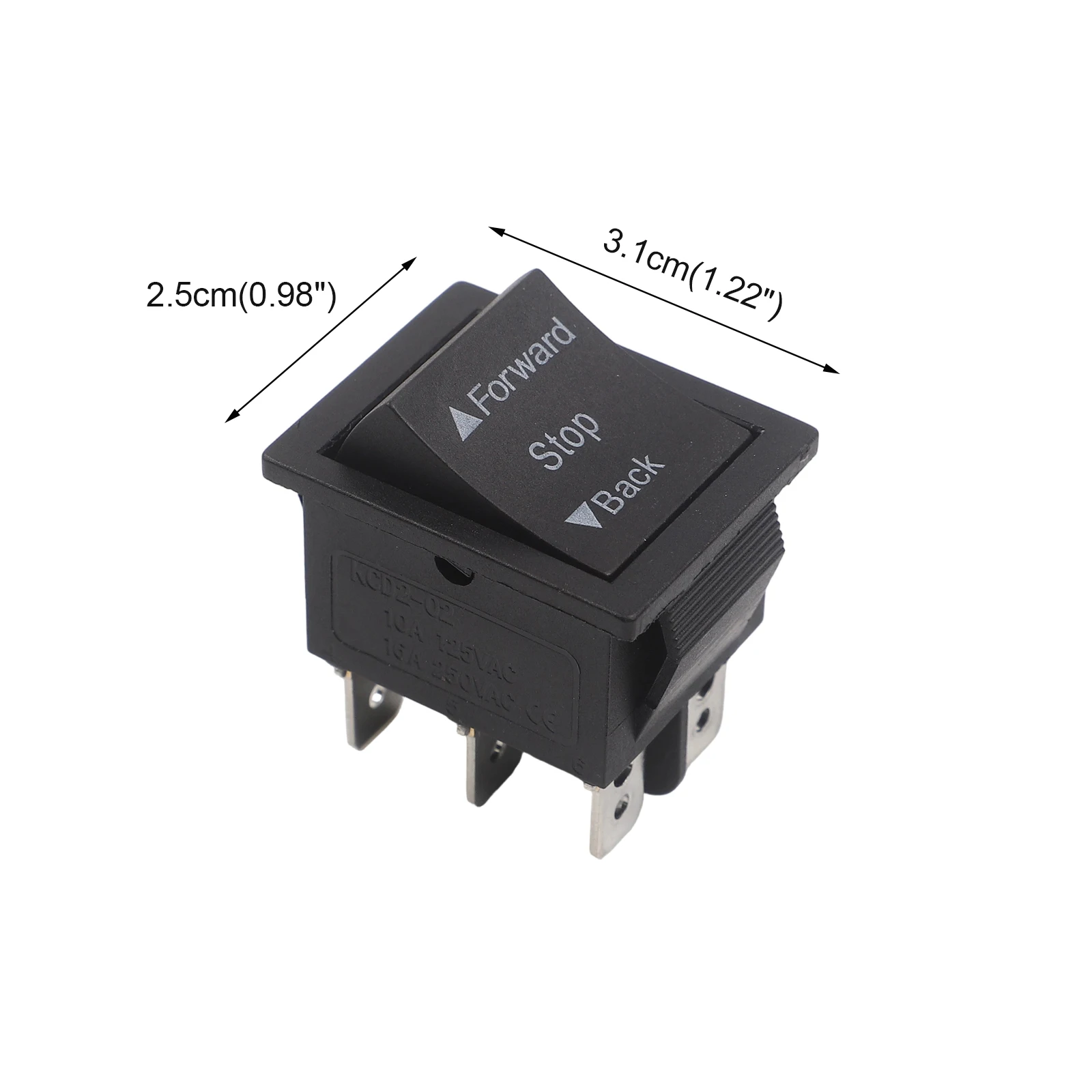 Forward Reverse Switch for Electric For Ride On Cars 2-Piece Compatible with 6V/12V/24V Rocker Switch Shifters