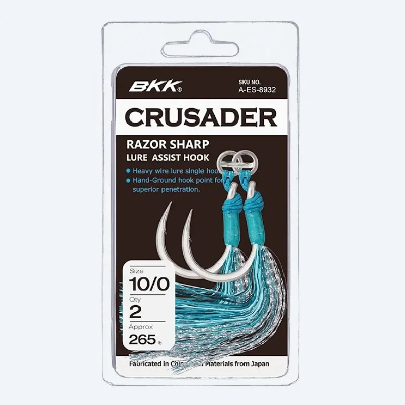 BKK Plugging Single HD Crusader Replacement Jigging Fishing Hooks