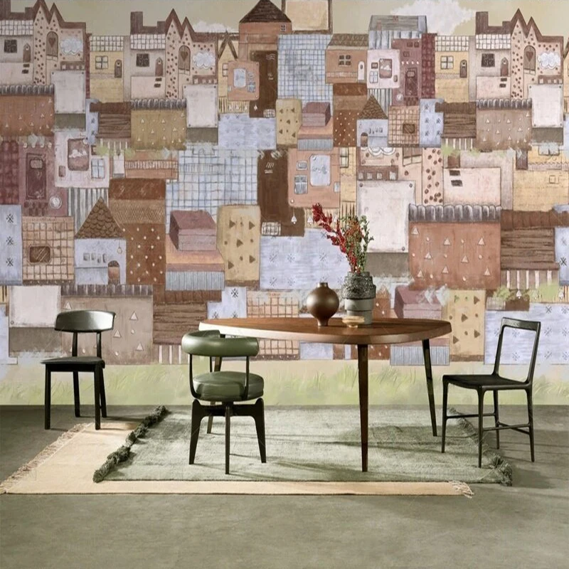 

Collage Custom Original landscape background picture TV bedroom home decoration background picture mural