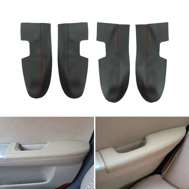 

For Kia Spectra Cerato 2005 2006 - 2010 2011 2012 4pcs Microfiber Leather Interior Door Panel / Door Armrest Cover Trim