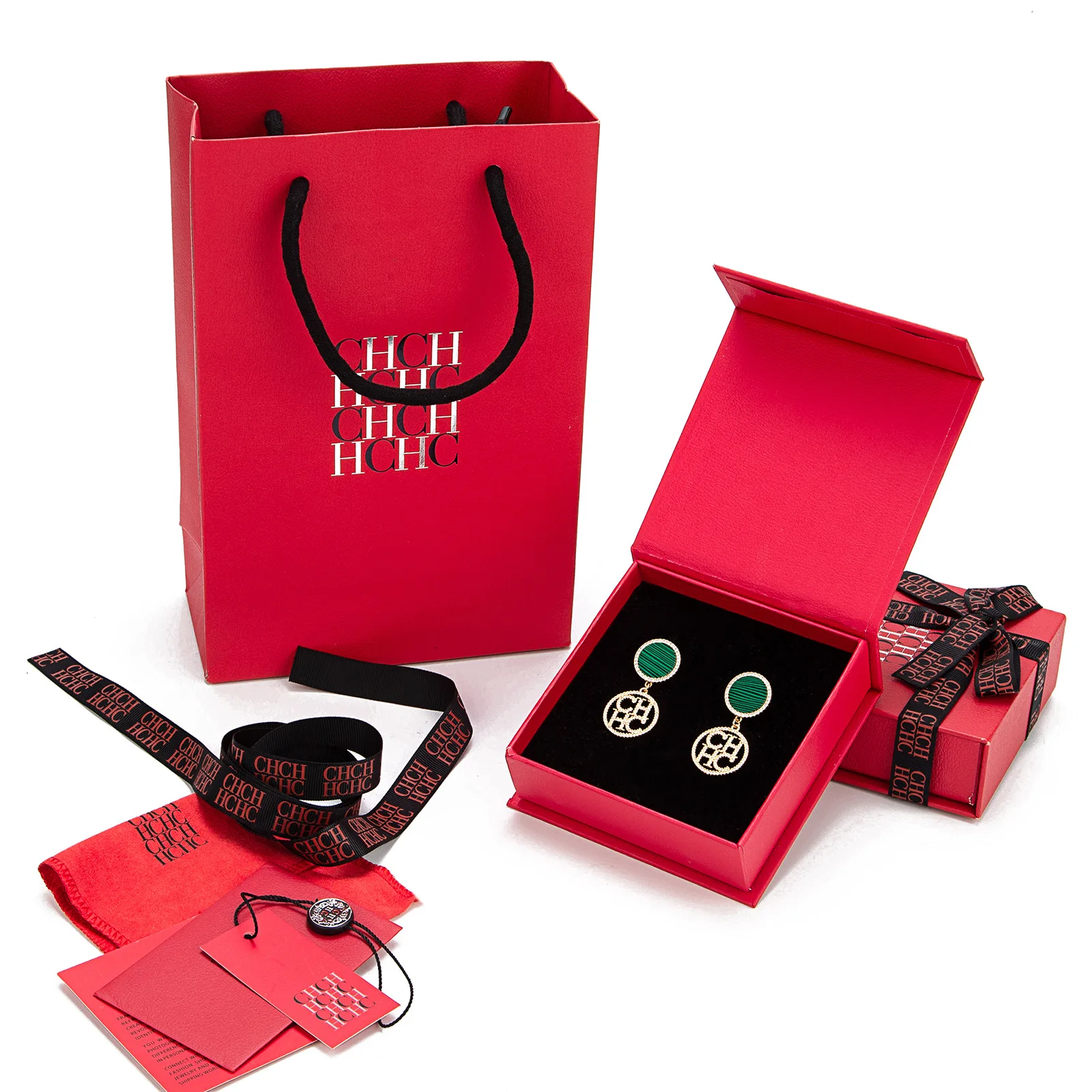 أقراط متدلية على شكل حرف CHHC 2026 للنساء، زركونيا مطلية بالذهب، هدية مجوهرات أنيقة بسيطة، اسم شخصي #2