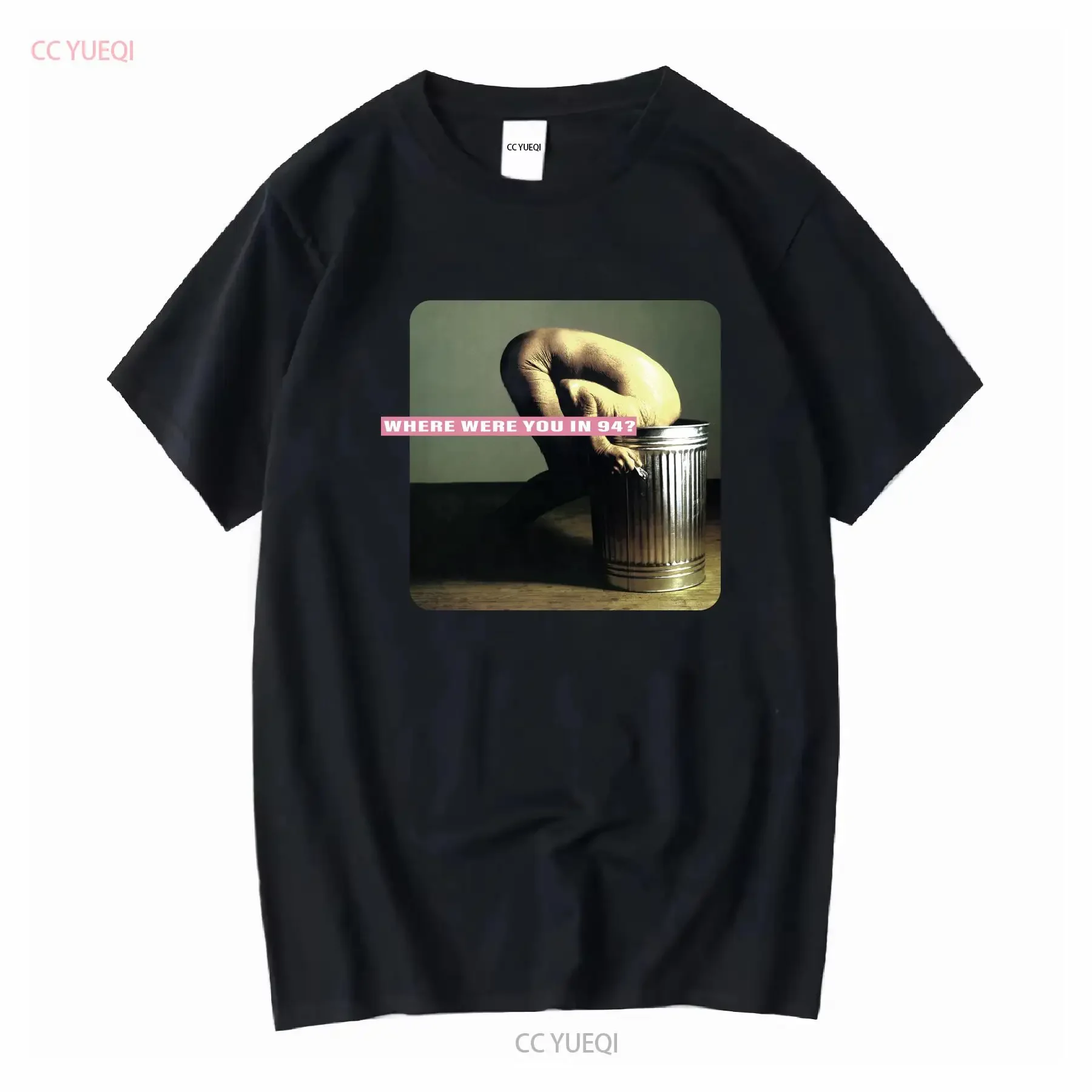 

Vtg Therapy Band Troublegum Heavy Cotton S 5XL Black T Shirt MM765 long or short sleeves vintage Washed fashion homme Casual