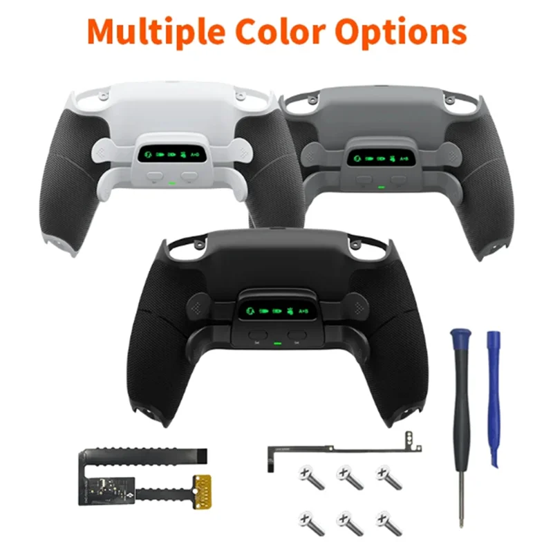 【Acquista ora】I pulsanti controller ultimi rimovibili per PS5, schede di aggiornamento e custodia posteriore ridimensionata e 4 pulsanti posteriori per Ps5