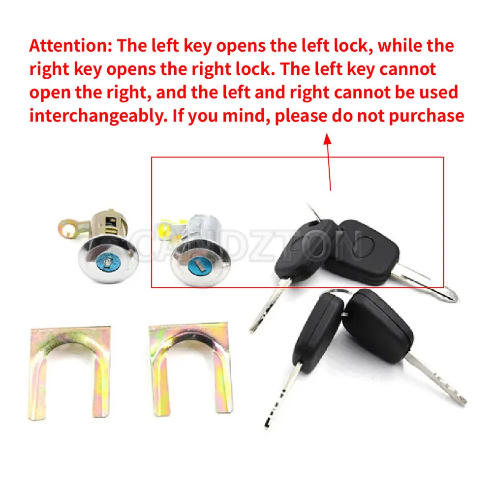 Dla Peugeot 107 Citroen C1 marki Toyota Aygo samochód drzwi beczka zamka zestaw kluczy 05-14 9170.Y8 1608746380 9135S2 9136.T0