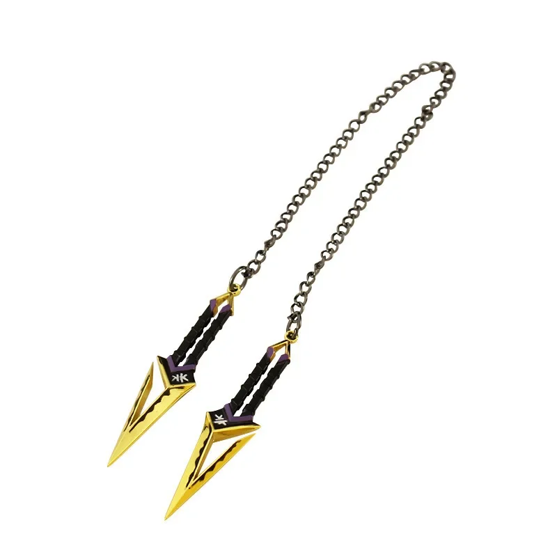 Valorant – périphériques de jeu 7cm/2.75 pouces, épées mêlées, modèle d'arme en métal Katana japonais, accessoires, ornements, cadeaux, jouets pour garçons