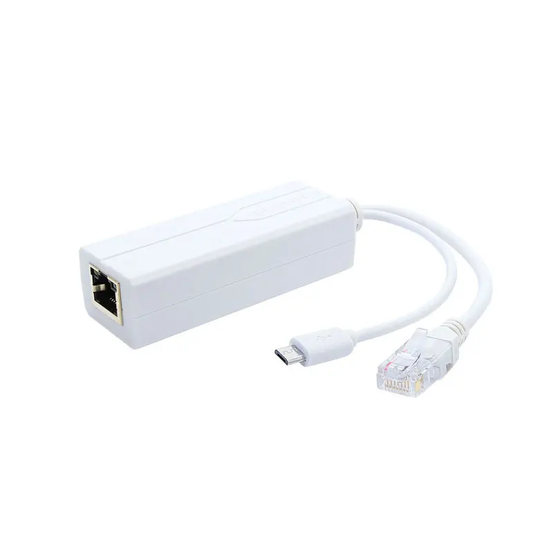 PoE Splitter Adapter USB48V To 5V Output,10/100Mbps, IEEE 802.3AF/at, Suitable for Cameras Phones