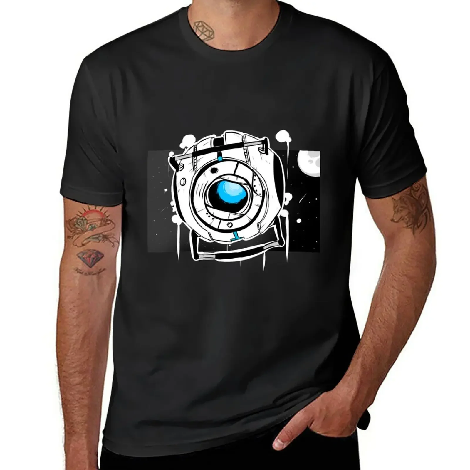 

Portal - Wheatley T-Shirt tees summer clothes mens graphic t-shirts