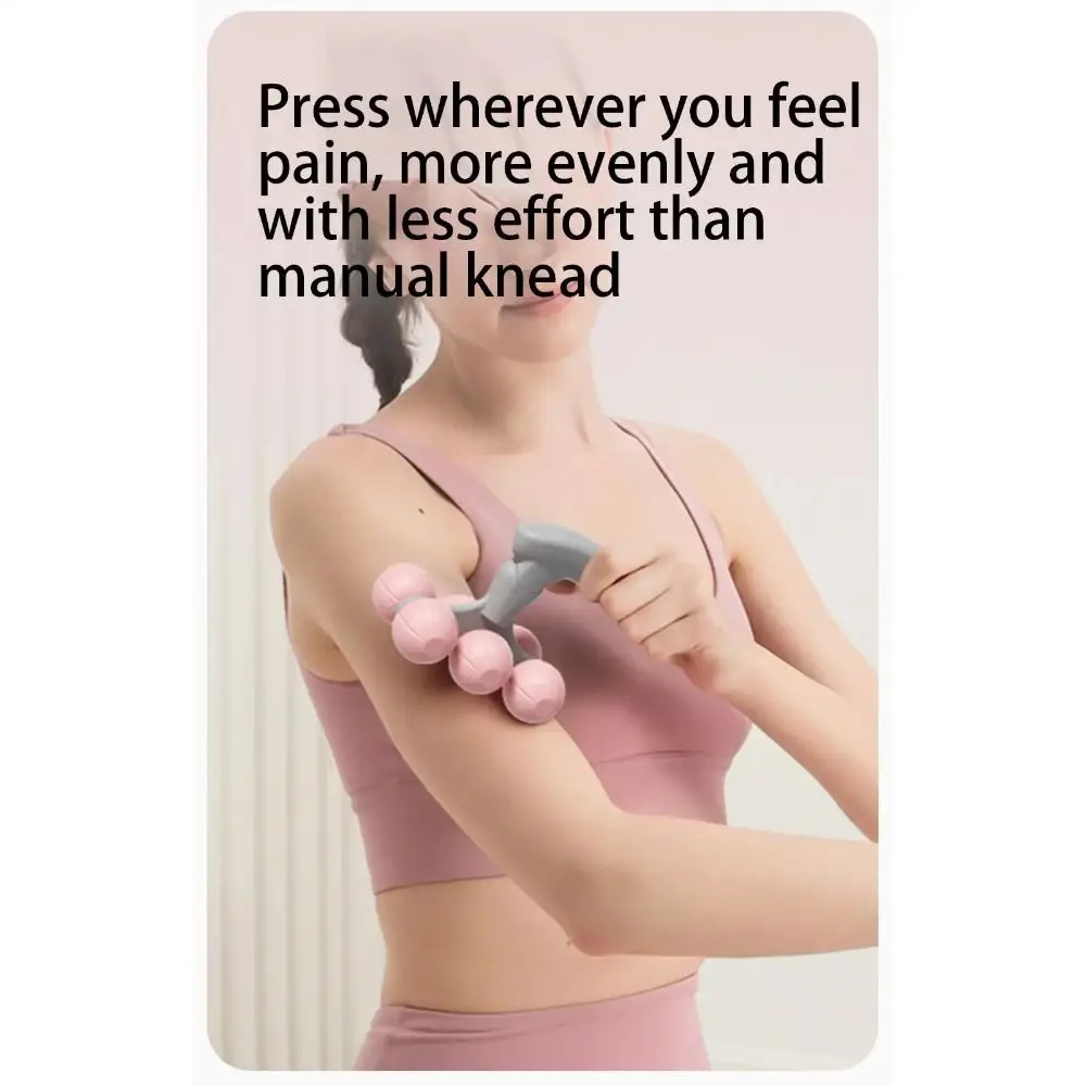 

Portable Handheld Massager Quiet Spine Relaxation Neck Massager Roller Leg Massage Multi-purpose Cervical Spine Massager