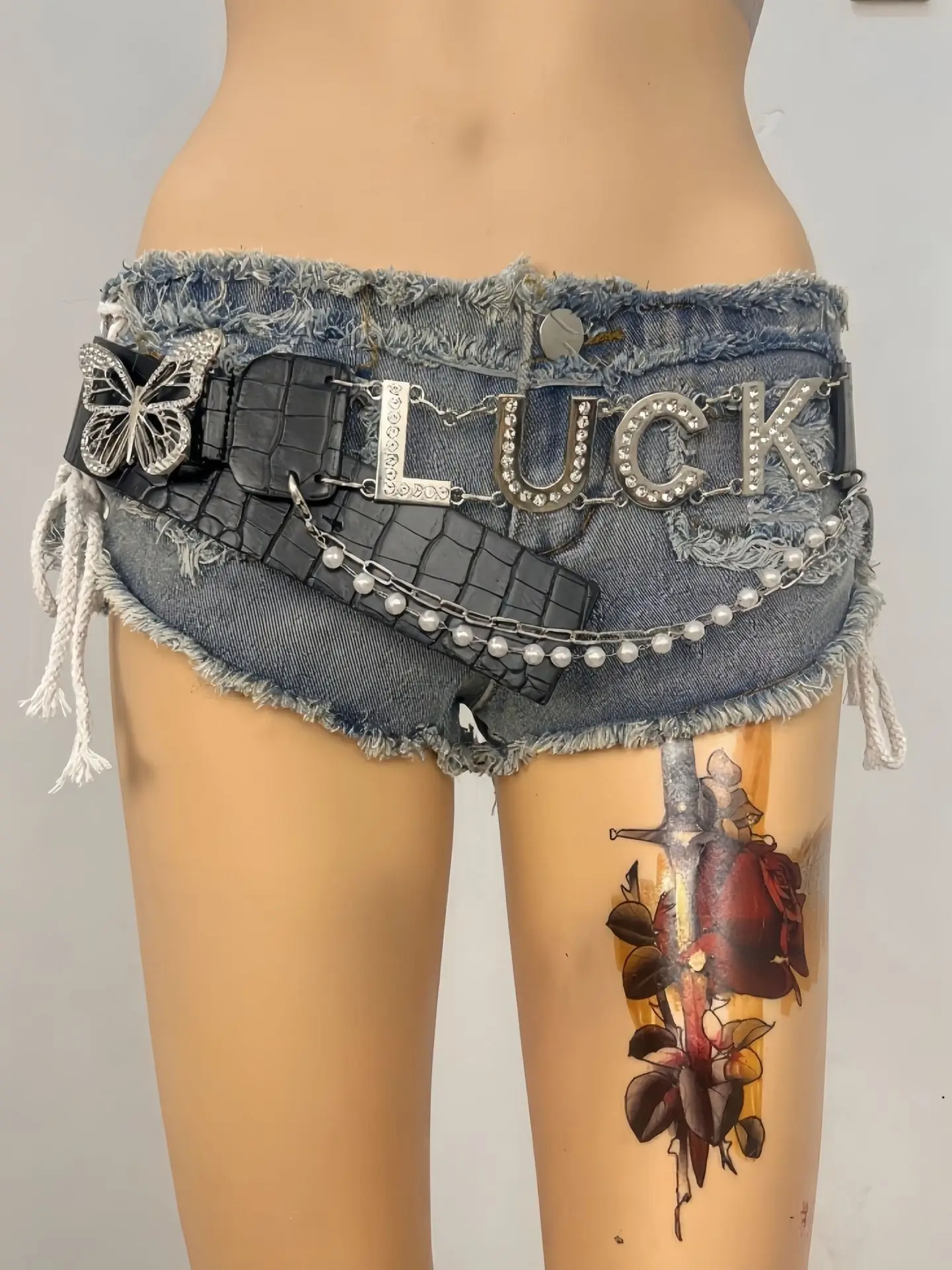 الأصلي حجر الراين D.I.A رسالة معدنية لامعة الماس حزام على شكل سلسلة الخصر ملحق Aliexpress رائجة البيع مصدر عبر الحدود #6