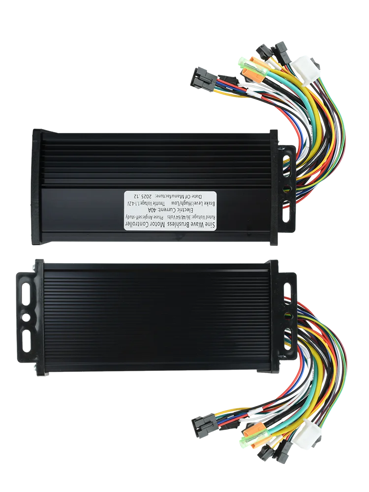 AliExpress Aideepen 36V 48V 52V 60V 64V Sine Wave Brushless Motor Controller 1000W 2000W 40A For S866 V889 No. 2 protocol LCD Instrument E-bicycle