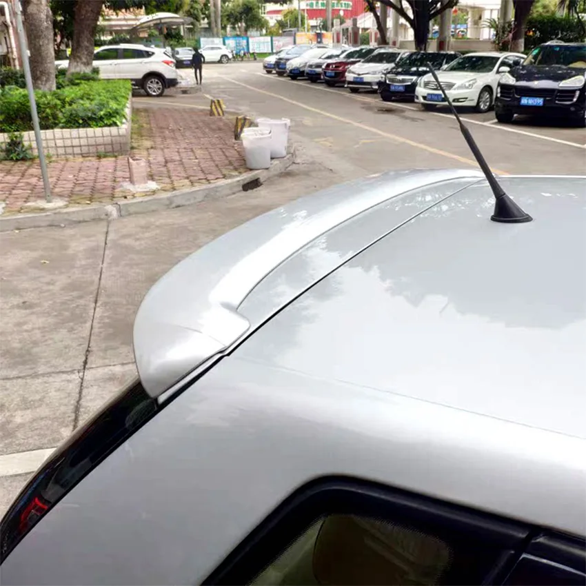 For 2004-2009 VW Polo 4 MK4 9N 9N3 Car Rear Roof Spoiler Wing Tuning Top SplitterTuning Exterior Auto Accessories Body Kit view 5