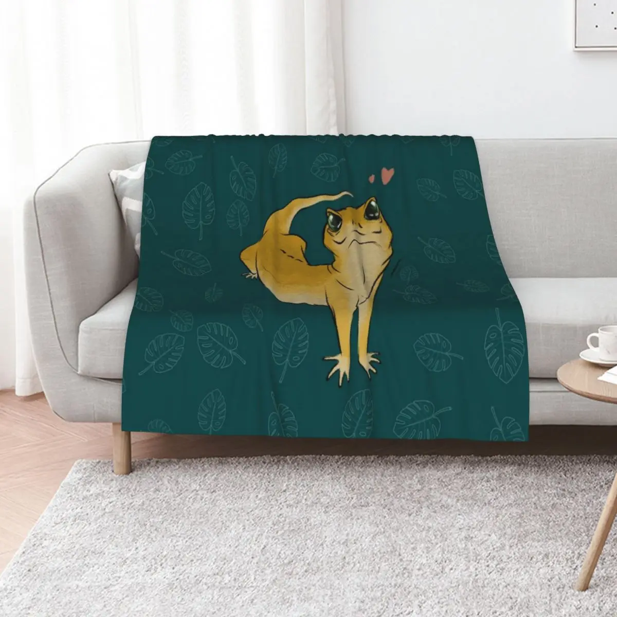 Linda Manta de Geko, Ultra Suave y Acogedora para Siesta y Dormir