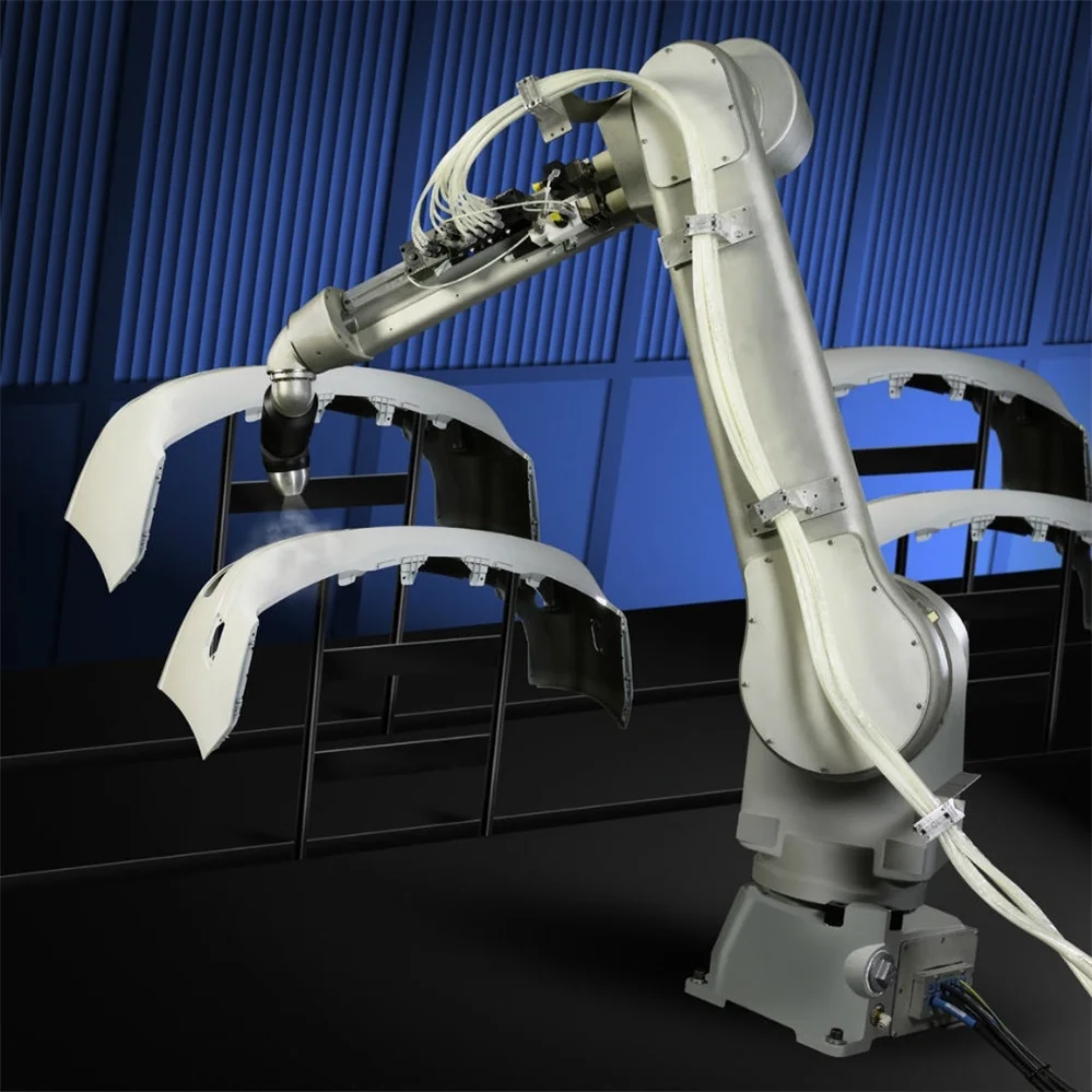A Six-axis Robotic Arm, Used For Handling, Packaging, Welding, Painting, And Palletizing