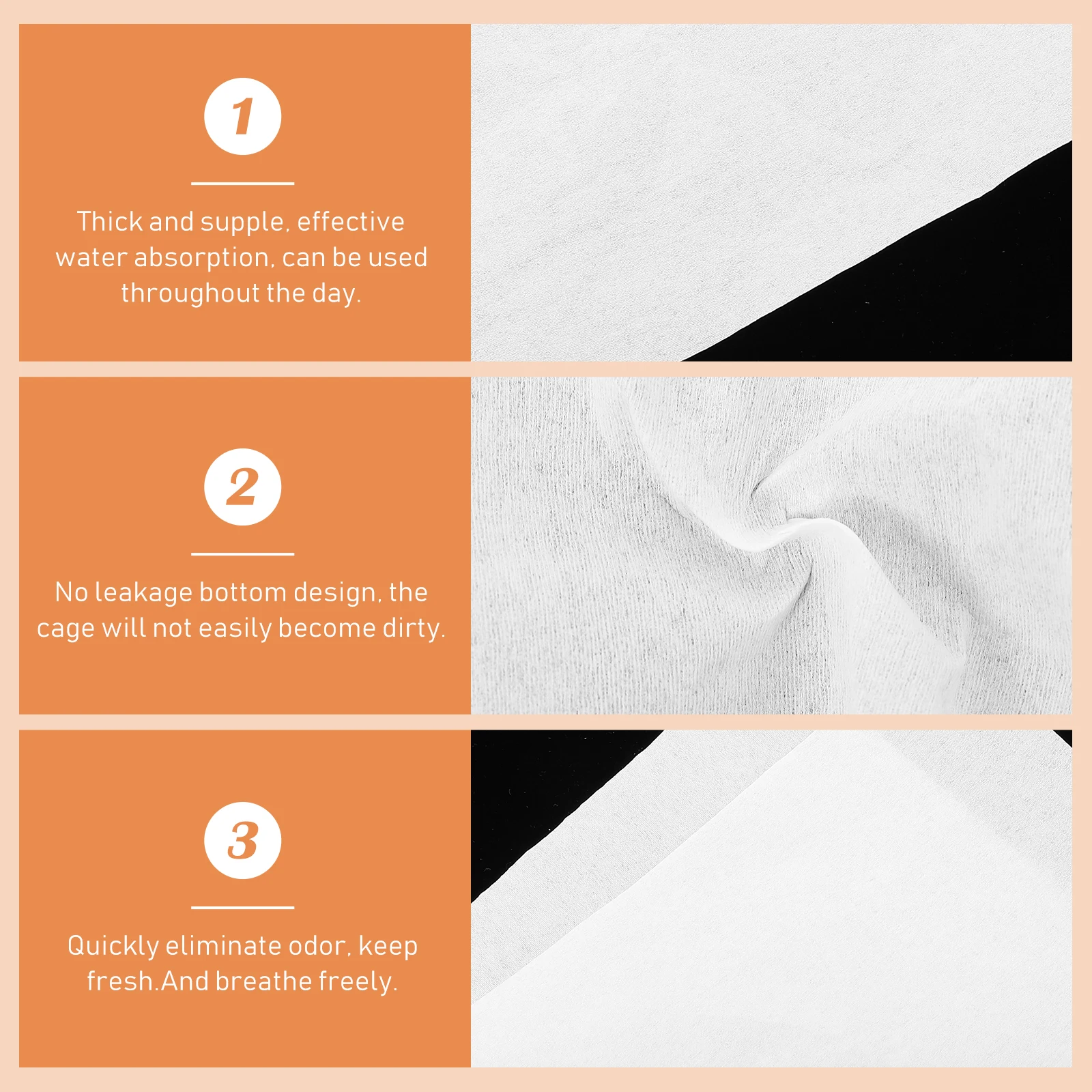 

100 Pcs Bird Cage Paper Urine Pad for Birds Bottom Liner Parakeet Liners Birdcage Mat Parrot Cages