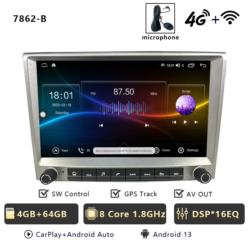 CHSTEK Carplay Android Auto Radio Für Porsche Cayman 911 987 997 Boxster Multimedia Stereo GPS Navigation 4G WIFI RDS Kopf Einheit