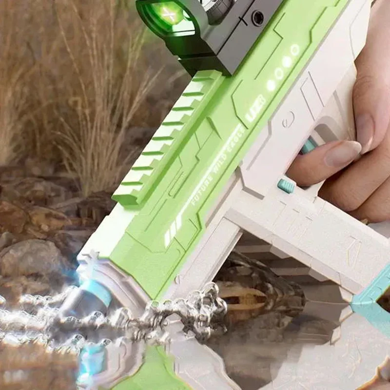 Electric Gun Toys Large Capacity Auto Filling Electric Shooting Water Guns Beach Battle Game Children Water Spray Gun for Adult