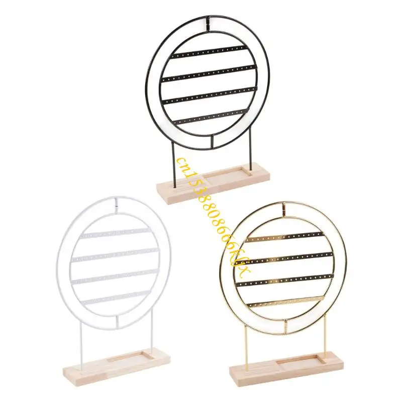 

Practical Jewelry Organizers Stand Metal Construction For Earring Display Storage 066C