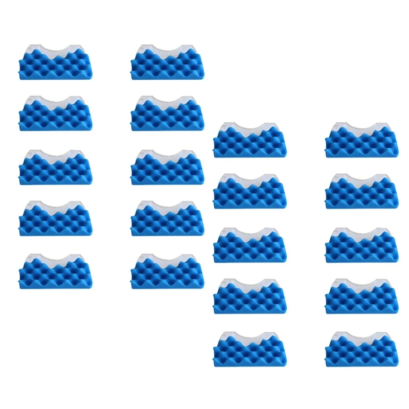 20Set Blue Sponge Filter White Cotton Liver Filter For Samsung DJ97-01040C Series Vacuum Cleaner Parts