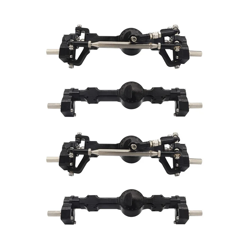 

DELAM-2X Full Metal Front And Rear Portal Axle For MN D90 MN-90 MN96 MN98 MN99S MN45 1/12 RC Car Upgrade Parts Accessories,A