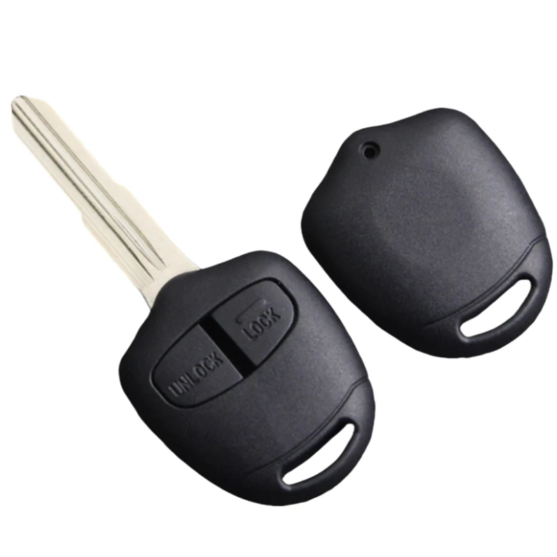 FLYBETTTER OEM 10個入り 2/3ボタン交換用キーケース リモートキーシェル 三菱 トライトン パジェロ アウトランダー ASX ランサー用