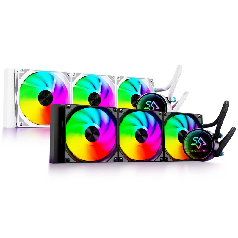 

SNOWMAN High Quality 360mm Gaming Computer Water Cooler Infinite Mirror pc water cooling ARGB liquid cooler FAN