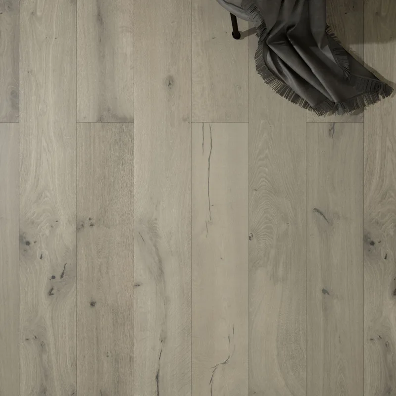Imported multi-layer solid wood composite floor, wabi-sabi antique 4.0 thick leather large board, full birch floor