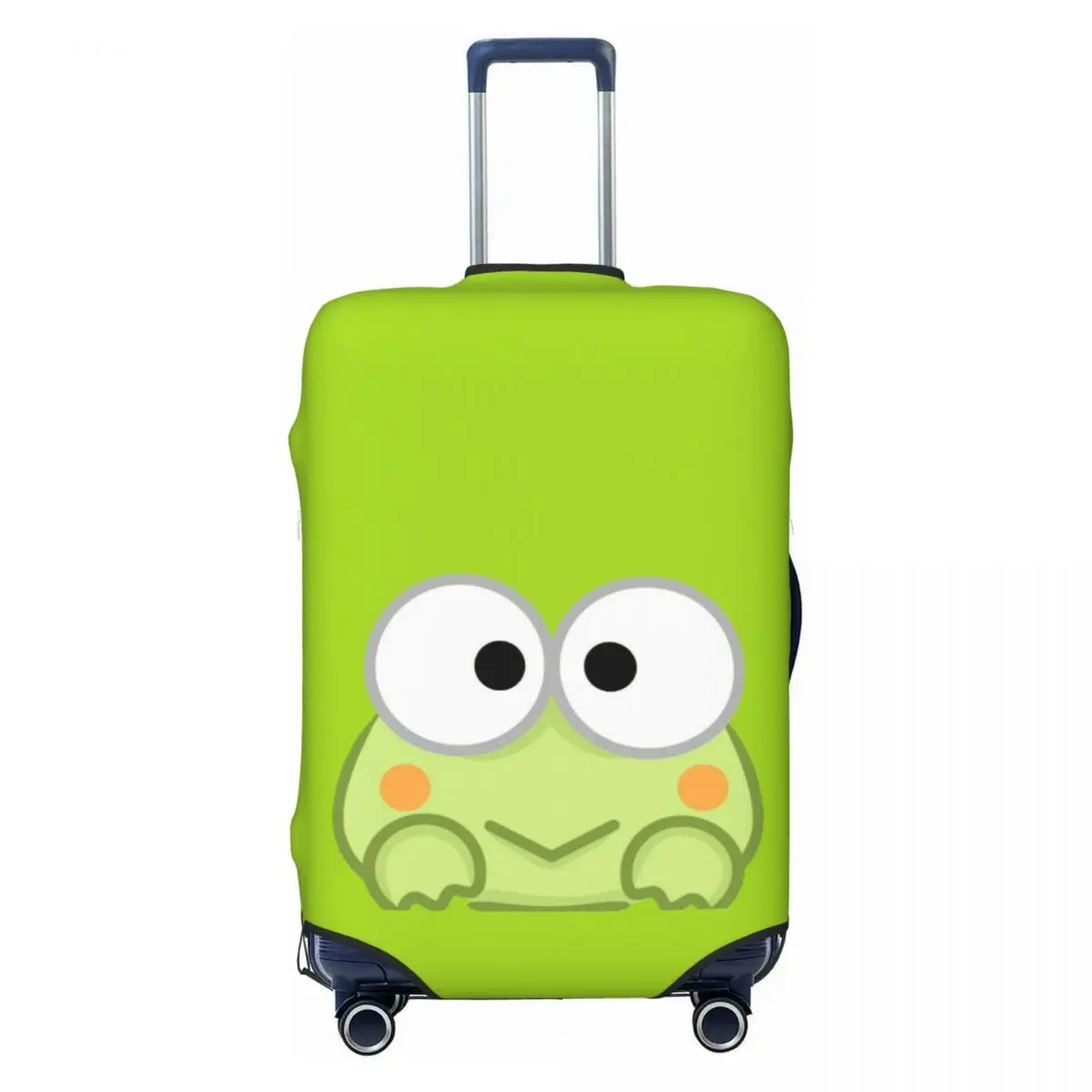 

Модный чехол для багажа Keroppi на заказ, пыленепроницаемый чехол для дорожных чемоданов с большой глазкой лягушкой