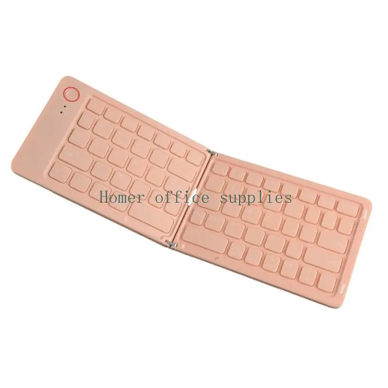 Teclado inalámbrico plegable K43B con batería recargable 210mAh, teclado pequeño para teléfonos, tabletas y portátiles,