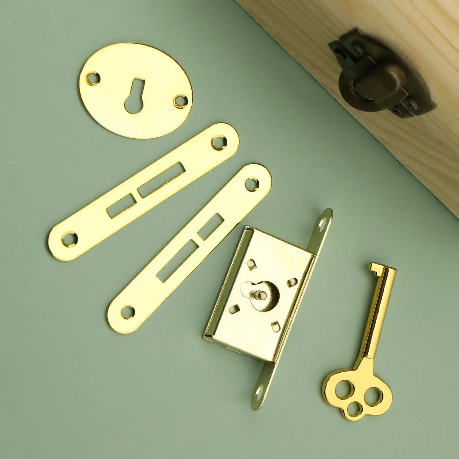 Antique for Lock Antique Bronze for Lock Chinese Ancient Style Economic Lock Elegant And Vintage Exquisite Design Home Security