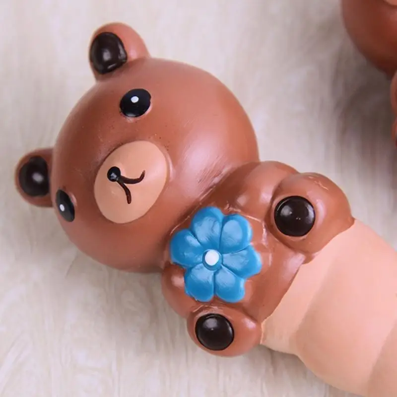 

83xc 4pcs Cartoon Bear Автоматический растение капельница керамика