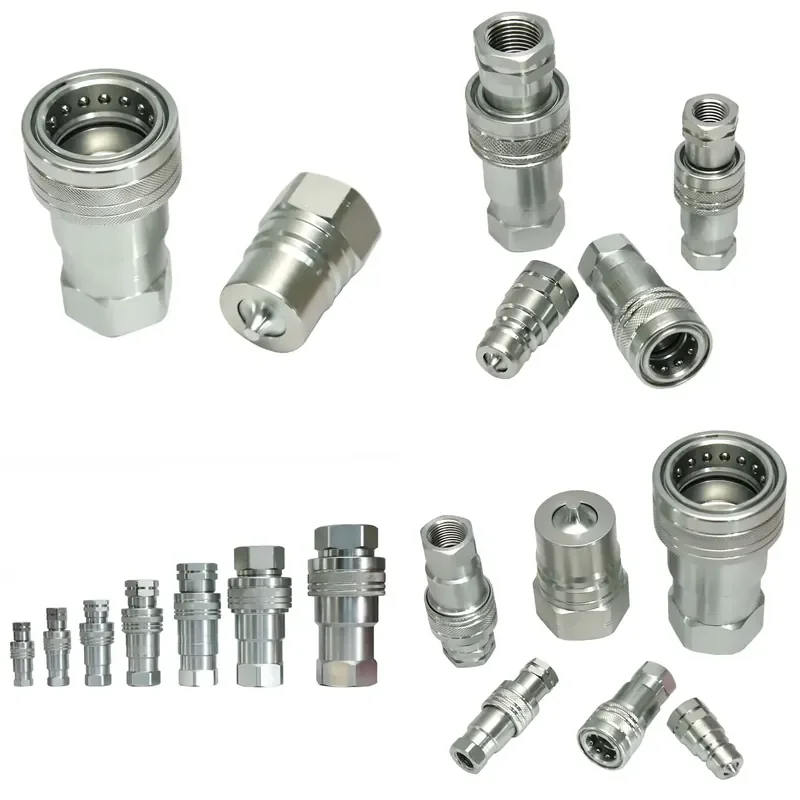 for NAIWO Hydraulic Quick Coupling ISO Steel Quick Release QRC Hose Coupling