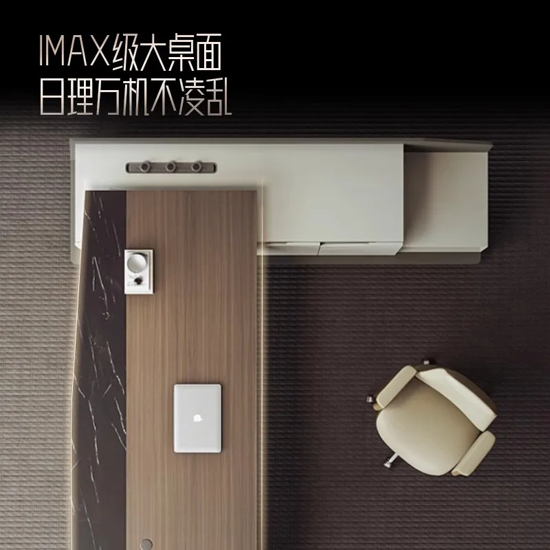 

Мебель для комнаты генерального менеджера, простая современная высококачественная комбинация офисного стола и стула Boss