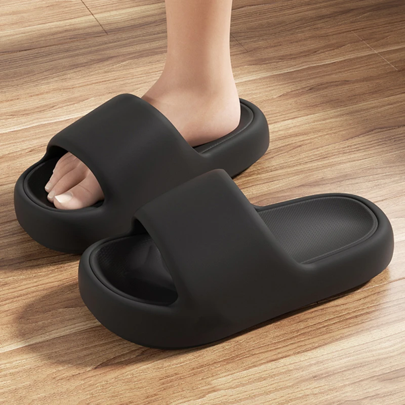 Weiche EVA-Cloud-Hausschuhe für Damen in Bonbonfarben, Plateau-Slipper für Zuhause, Sommer 2026 Rutschfeste Strand-Flip-Flops, Damen-Sandalen – Detail 6