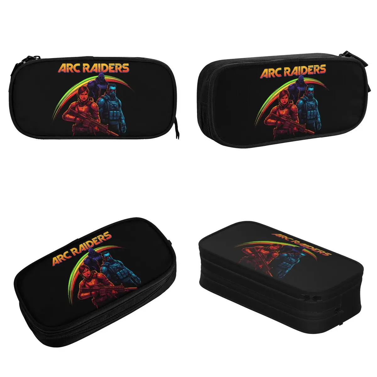 Fashion Shoot Game Arc Raiders Pencil Cases Pencilcases Pen for Girl Boy Large Storage Bag Students School Zipper Stationery