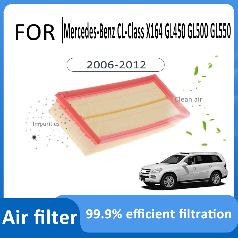 For Mercedes Benz GL Class X164 GL450 GL500 GL550 2006~2012 A2730940404 Car High Flow Filter Air Filter Engine Filter Accessoies