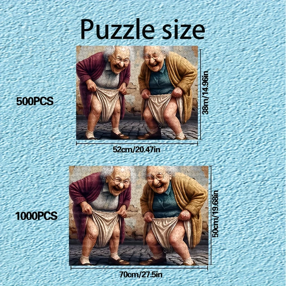 ปริศนาสำหรับผู้ใหญ่ 500/1000 ชิ้น |   เกมครอบครัวที่สนุกสนานและคลายเครียดคุณภาพสูง เหมาะสำหรับวันเกิด คริสต์มาส ฮาโลวีน และเป็นของขวัญ