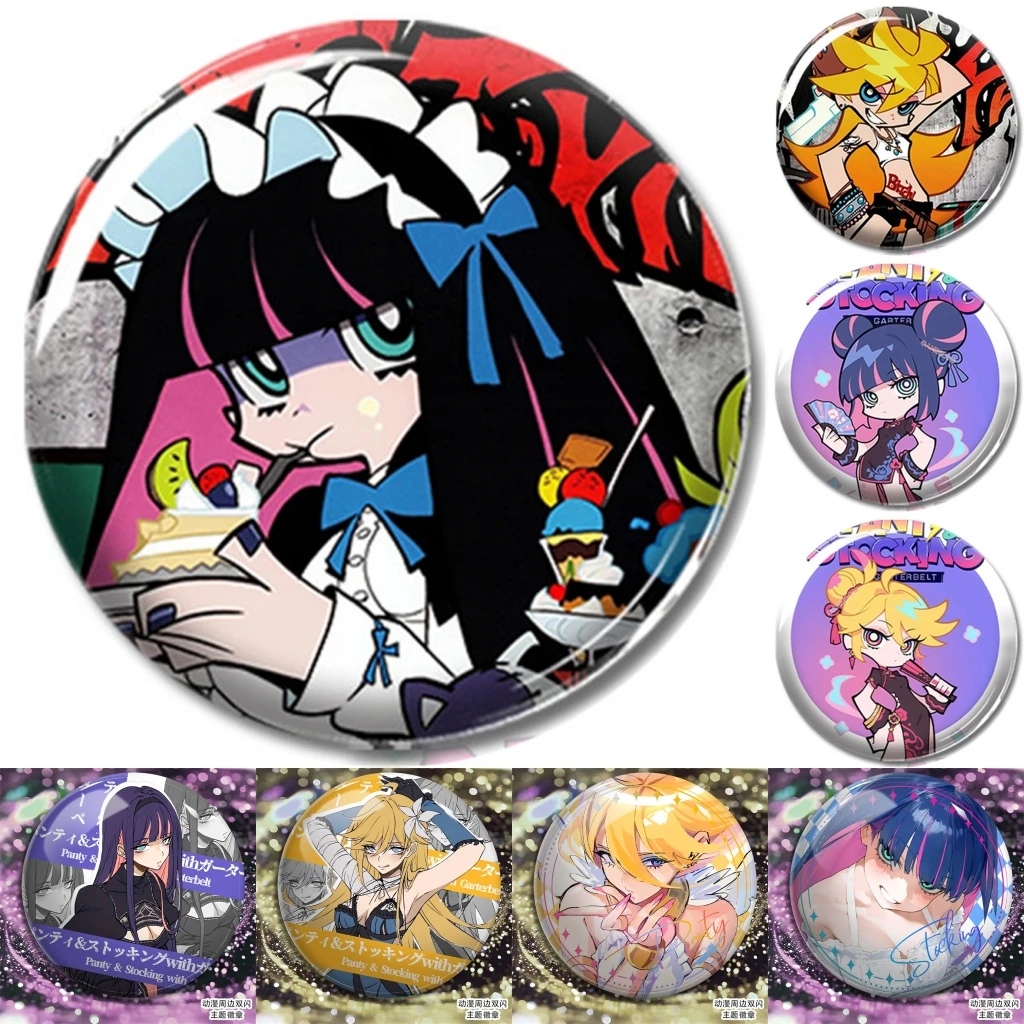 58-мм-аниме-трусики-чулки-с-подвязками-анархия-подвязки-Эваку-костюм-для-косплея-значок-булавка-брошь-из-жести-spte-﻿-Опора-gilf