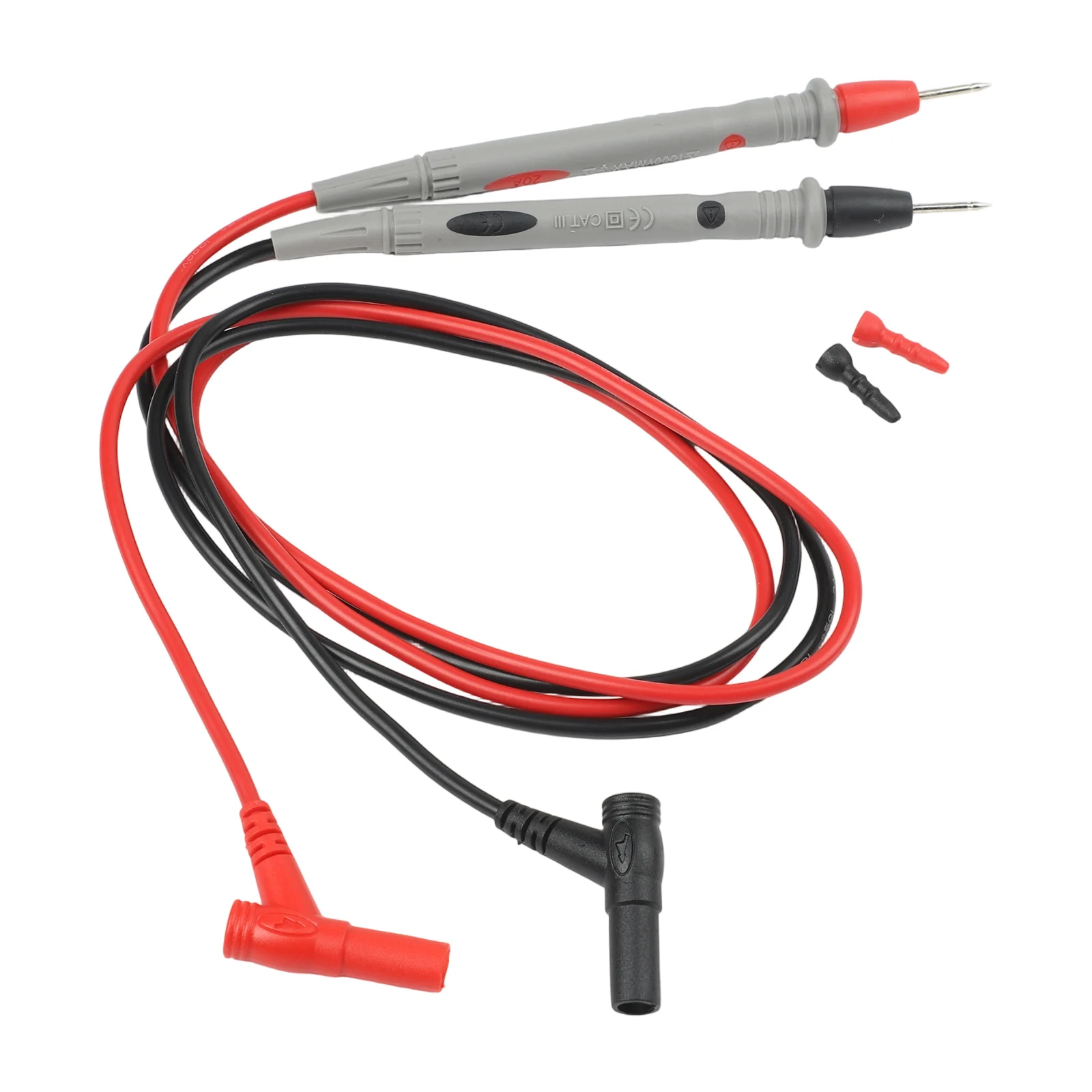 For Ultra Fine Point Test Leads for Digital Multimeter Featuring Silicone Handles and Banana Connectors 910mm Total Length