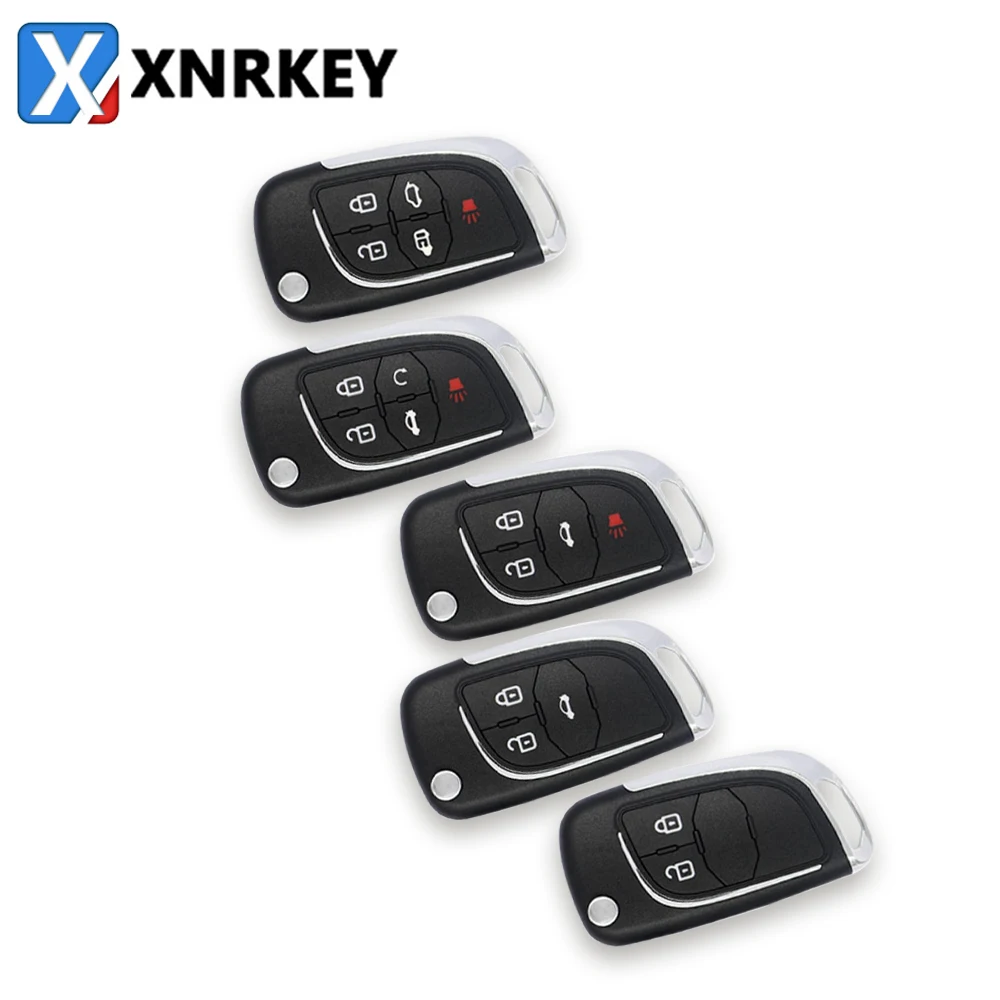 XNRKEY carcasa de llave de coche remota abatible modificada para Chevrolet Cruze Epica Lova Camaro para Opel Vauxhall Insignia Astra Mokka para Buick