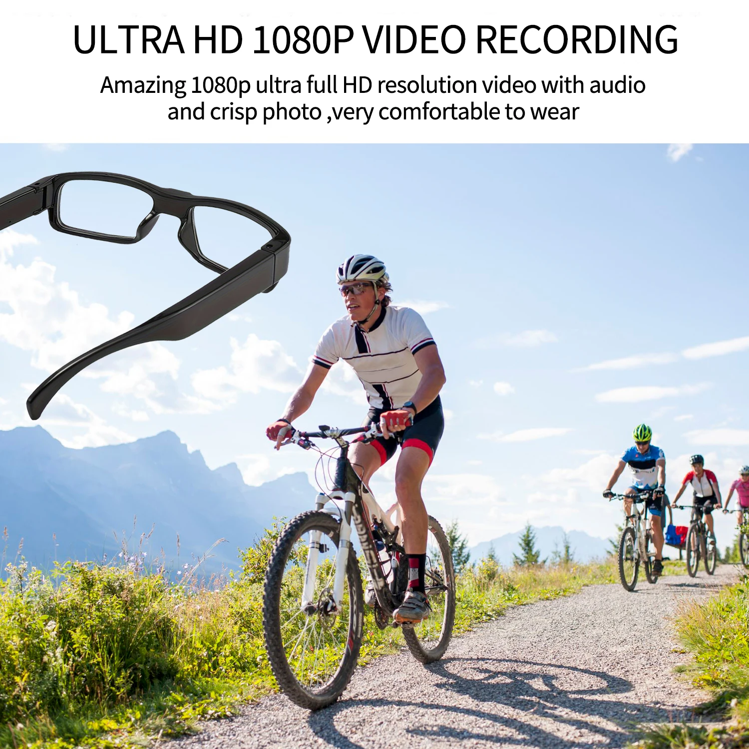 1080p Mini Camera for Shooting HD Video Recorder Glasses for Driving Bike Riding Smart Glasses With Camera for Outdoor