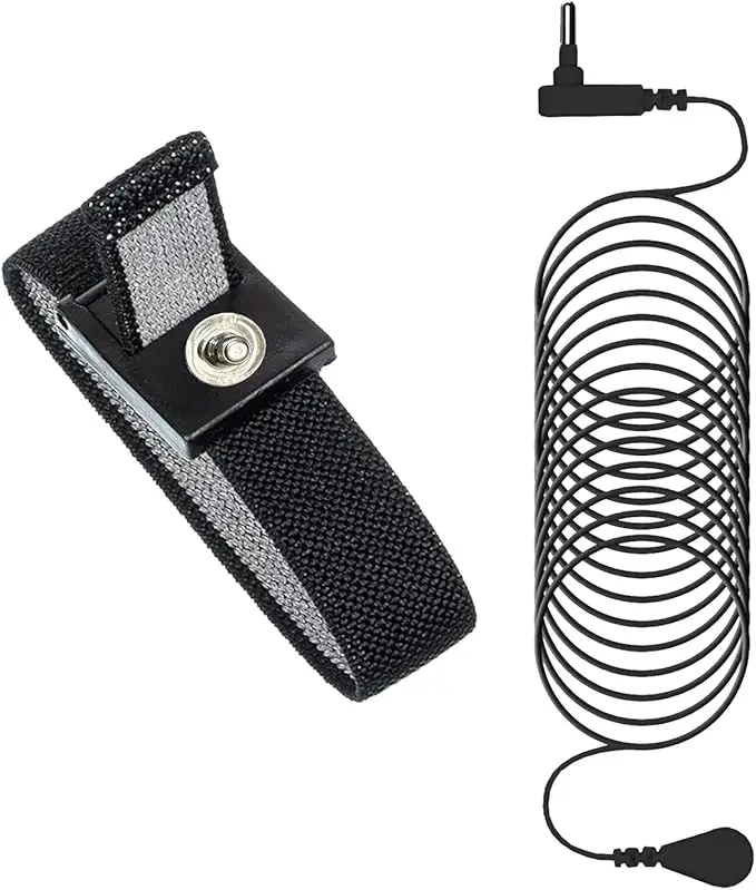 Conductive Grounding Wristband,Adjustable Wrist Strap Bracelet for Daily Wellness Health