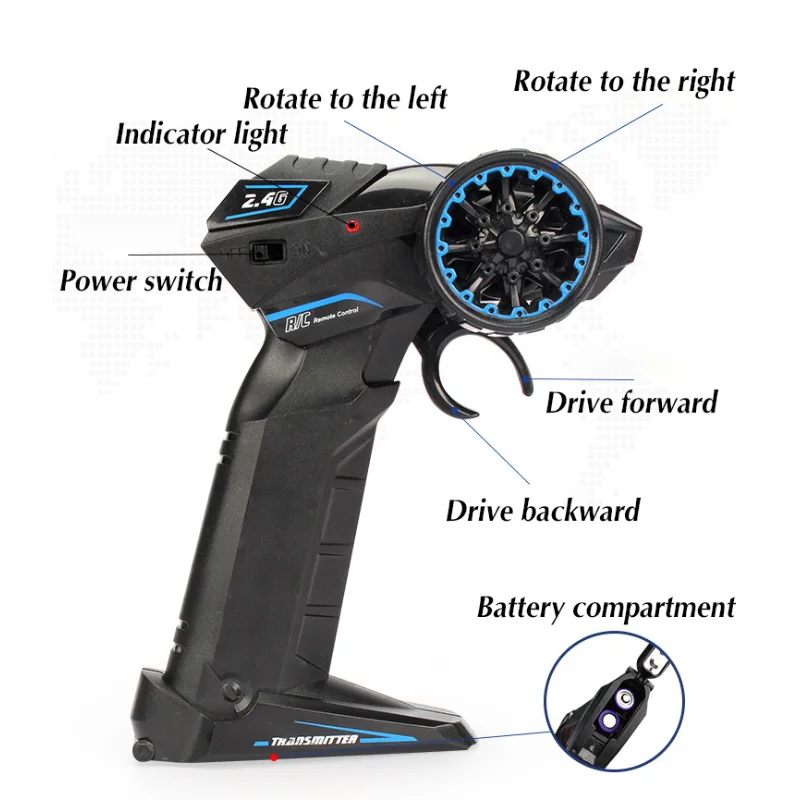 Motocykle RC 1/10, szybkie, z oświetleniem LED, samochody wyścigowe, zdalnie sterowane radiem 4-kanałowe, model pojazdu terenowego 35M, zabawki dla dzieci, prezenty dla chłopców.