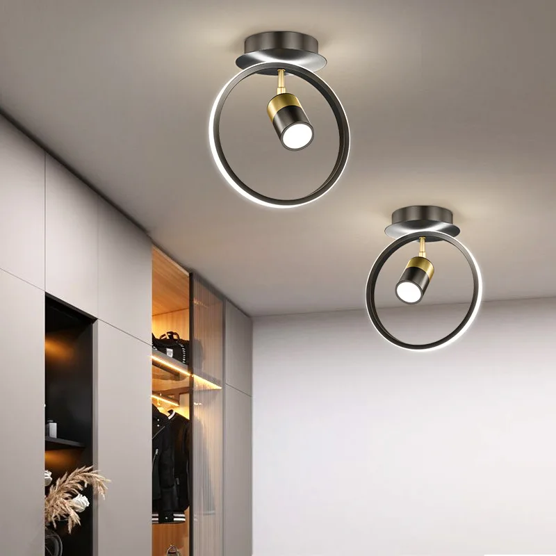 Moderna lampada da soffitto a LED per soggiorno sala da pranzo corridoio guardaroba camera da letto corridoio lampadario decorazioni per la casa apparecchio di illuminazione lustro