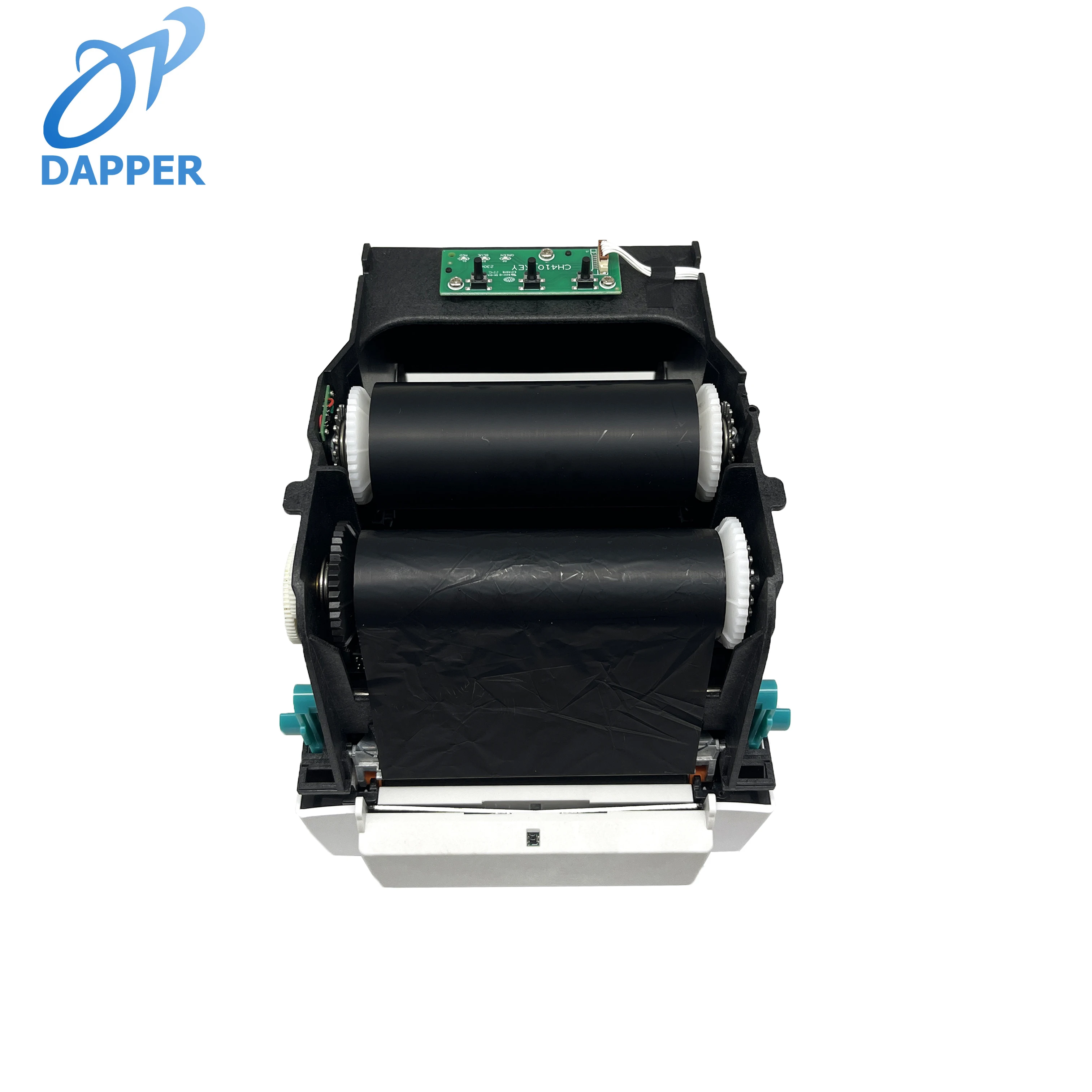 

110mm Ribbon Printer CH421 4Inch Thermal Transfer Shipping Label Printer Barcode Printer Wireless Label Maker Printing Machine