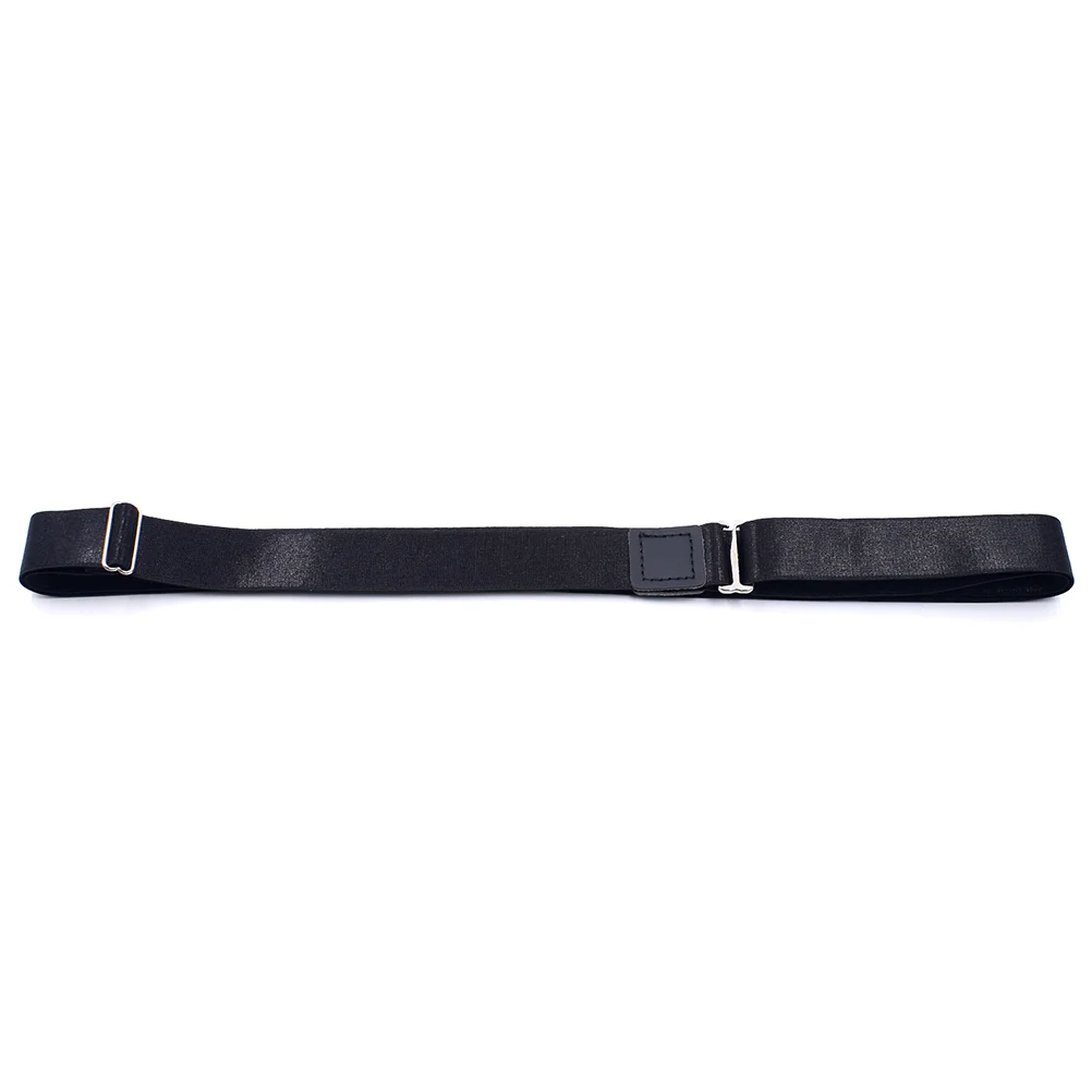 Lock Belt Shirt para Homens e Mulheres, Black Undergarment Shirts, Stay Elasticity