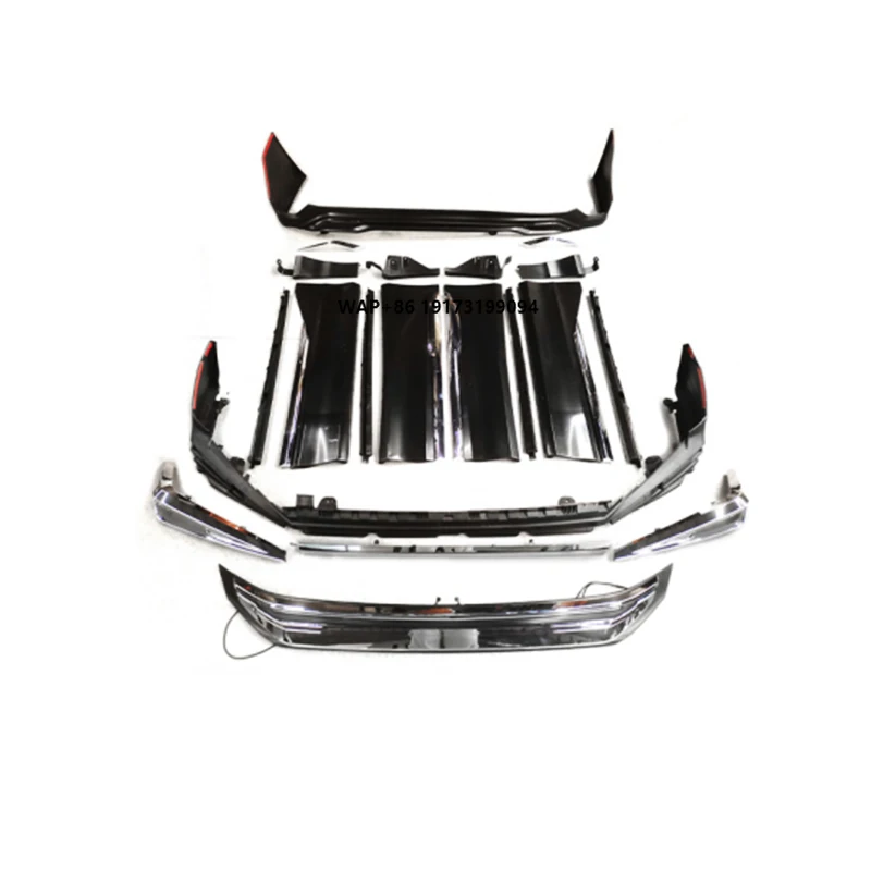 

For-Toyota-Voxy 2022 Modification Front Lip Side Skirt Rear Lip Kit Low-End Upgrade High-End Body Surround New Condition Bumper
