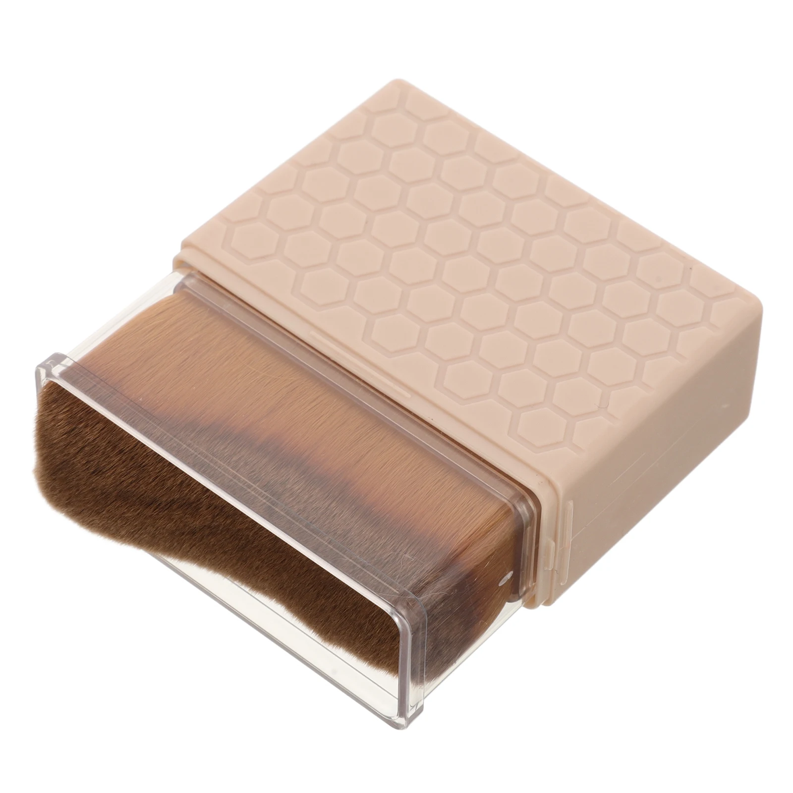 

Wavy Tanning Brush Soft Bristles Portable Body Foundation Blush Makeup Brush Self Tanner Applicator Powder Face Leg Esthetician