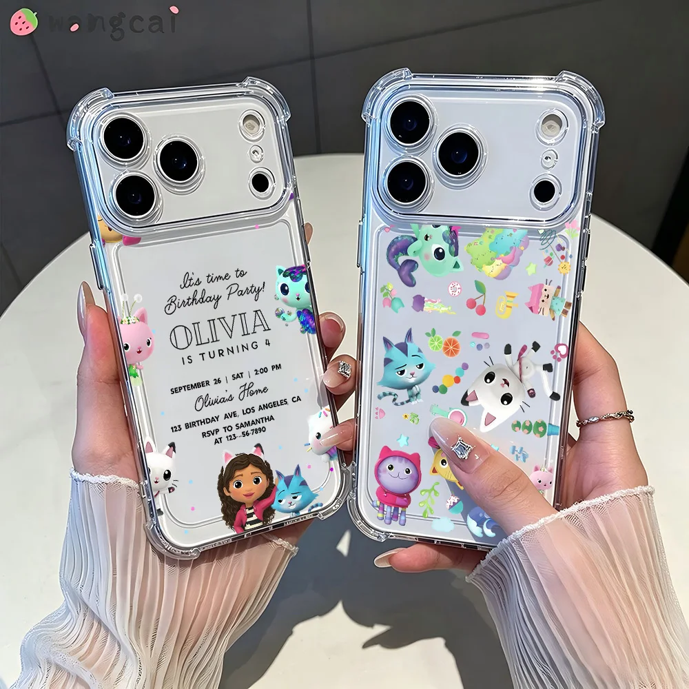 HOT Kids Gabbys Dollhouse Gabby Cats Phone Case For Samsung Galaxy S26 S25 S24 S23 S22 S21 S20 Edge FE Ultra Plus 4G 5G